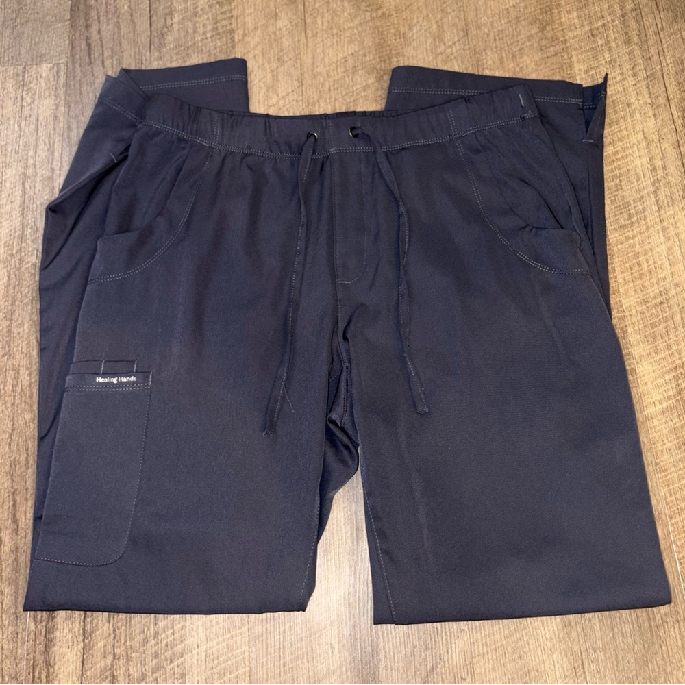 Healing Hands Straight Leg Scrub Pants - Picture 2 of 4
